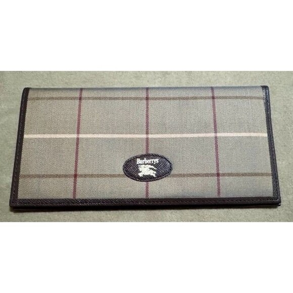 Vintage Burberry Nova Check Long Wallet - Picture 1 of 8